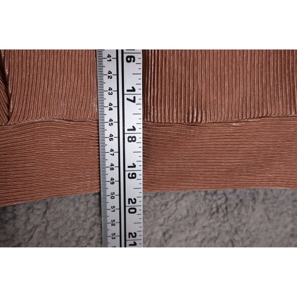 Ribbed Mauve Wrap-Style V-Neck Sweater By Skies Are Blue Long Sleeves Size M Sof - Picture 6 of 7